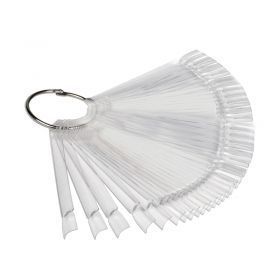 Палитра для лаков веер, прозрачная 48 шт