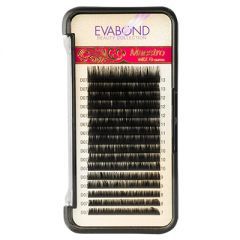 ресницы на ленте EVABOND Maestro, 16 линий, 0,07 D-изгиб, MIX
