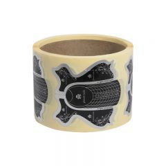 Формы для наращивания Planet Nails черные. (100шт a yn)