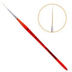 Кисть Planet Nails для дизайна из синтетического волоса длинный волосок № 00