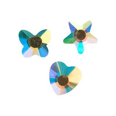 Стразы фигурные голографические, 5 шт. (в ассорт. )