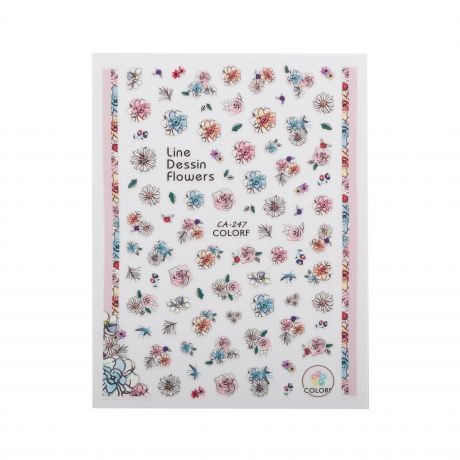 Наклейки для ногтей CA247