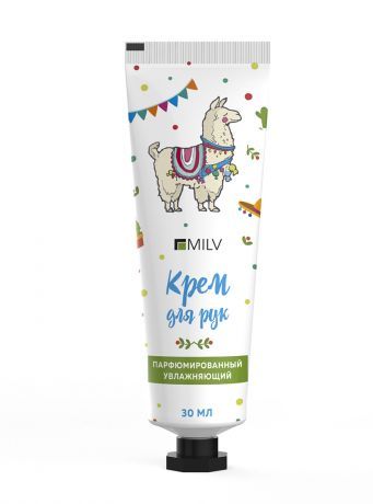 Крем Milv для рук увлажняющий "Пино колада" 30 мл.