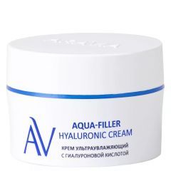 Крем ультраувлажняющий с гиалуроновой кислотой Aqua-Filler Hyaluronic "ARAVIA Laboratories", 50 мл