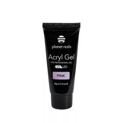 Гель Planet Nails Acryl Gel камуфлирующий розовый, 60гр