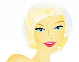 Шапочка для душа прозрачная 10 шт. в упаковке