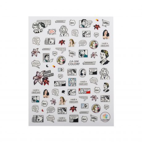 Наклейки для ногтей CA306