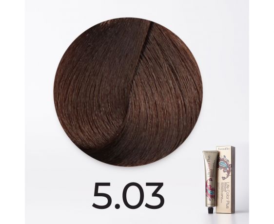 Краска для волос FarmaVita Life Color Plus 5.03 светло коричневый теплый, 100мл
