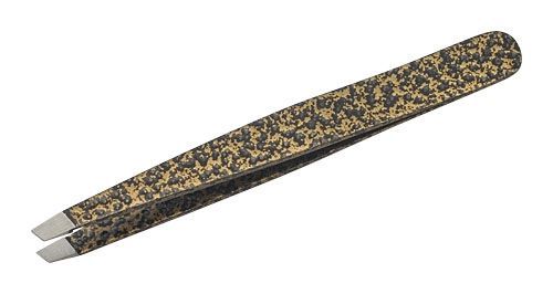 Пинцет скошенный Metzger РТ-361-R/D, леопардовый