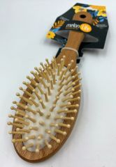 Щетка массажная деревевянная с деревяными зубчиками Melon Pro