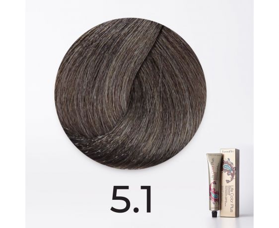 Краска для волос FarmaVita Life Color Plus 5.1 пепельный светло коричневый, 100мл