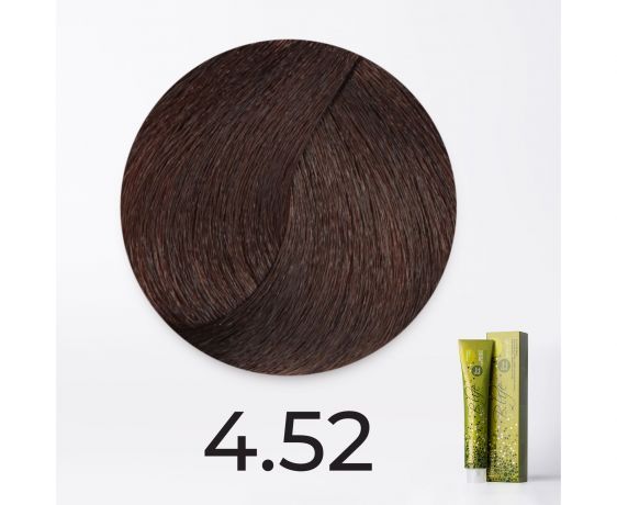 Краска для волос FarmaVita B.Life Color 4.52 Каштановый махагоновый ирис, 100мл
