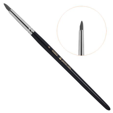 Кисть Planet Nails для дизайна с пластиковым  наконечником  (3803.2)