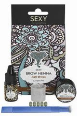 Набор для домашнего использования Innovator Cosmetics Sexy Brow Henna (5 капсул), светло-коричневый