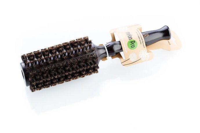 Брашинг облегченная деревянная ручка, натуральная щетина Melon Pro Ø 38 мм