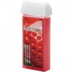 Воск для депиляции теплый в картридже Клубника ITALWAX 100 мл