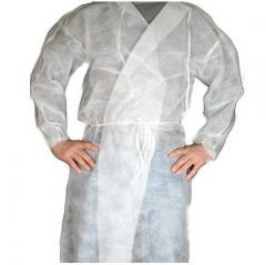 Халат посетителя с рукавами на резинке (5 штук)
