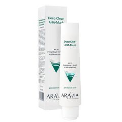 Маска очищающая для лица с глиной и АНА-кислотами ARAVIA Professional 100мл