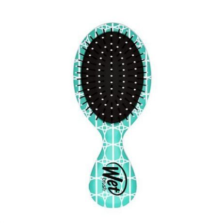 WET BRUSH LATTICA TEAL Щетка для спутанных волос mini размера (мятная) (L)