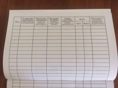 Журнал регистрации и контроля работы бактерицидной установки