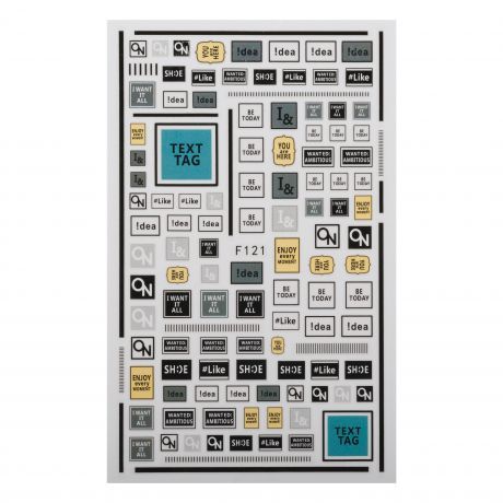 Наклейки для ногтей F121