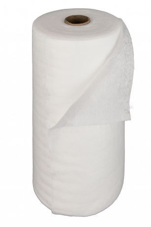 Салфетка одноразовая Эстетика 35х70  в рулоне, спанлейс 40 г/м2, белая