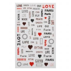 Наклейки для ногтей F124