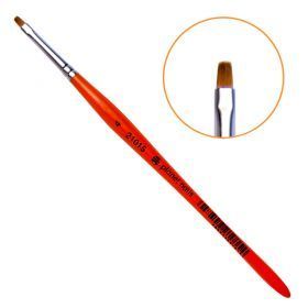 Кисть Planet Nails для китайской росписи из синтетического волоса квадратная № 4