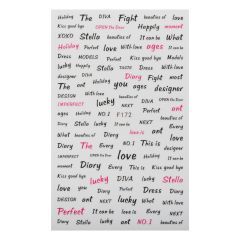 Наклейки для ногтей F172