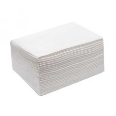 Полотенце одноразовое Эстетика 40х90, спанлейс 40г/м2, белое, 50 шт/уп