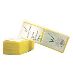 Полоски для депиляции 100 штук в упаковке желтые 7Х20 Italwax