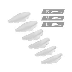 Силиконовые валики набор  "S", "M", "L" 3 пары