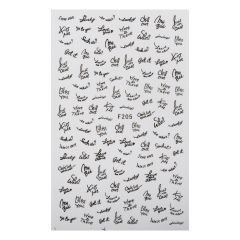 Наклейки для ногтей F205