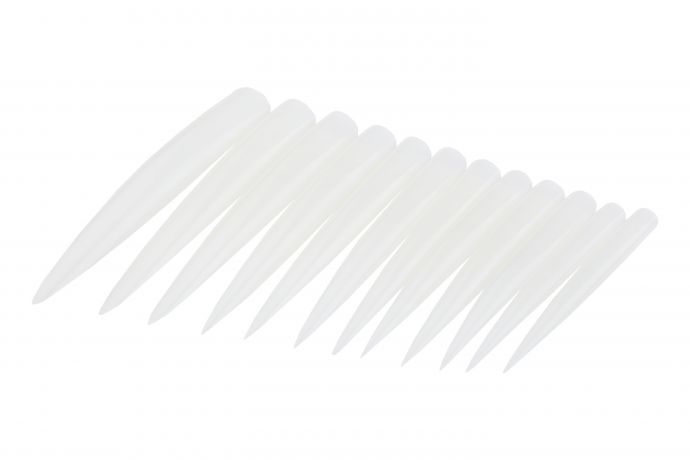 Типсы натуральные конкурсные стилеты 12 шт в уп.