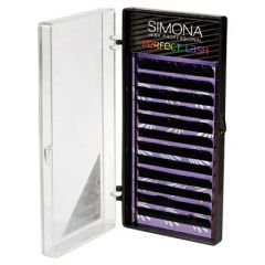 Ресницы на ленте Simona Miracle 12лин, 0,10 C-изгиб, 12мм