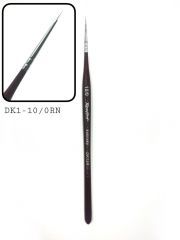 DK1-10/0RN Кисть колонок/круглая 10/0 нест.бордо