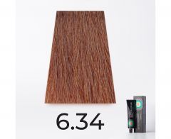 Краска для волос FarmaVita Suprema 6.34 темный блондин золотисто-медный, 60мл