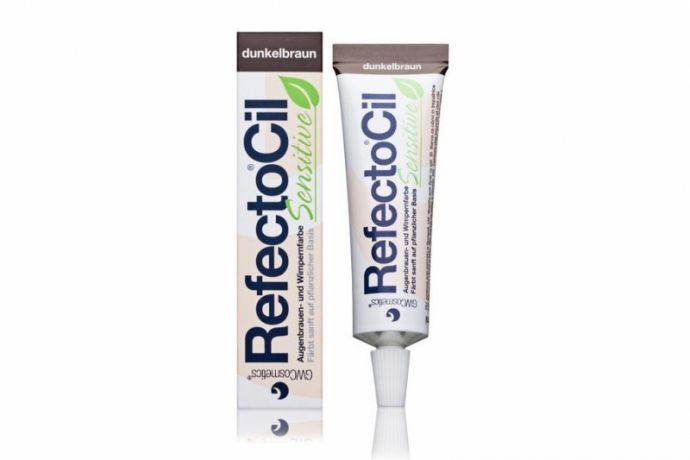 Краска для бровей и ресниц RefectoCil SENSITIVE темно-коричневая 15мл.