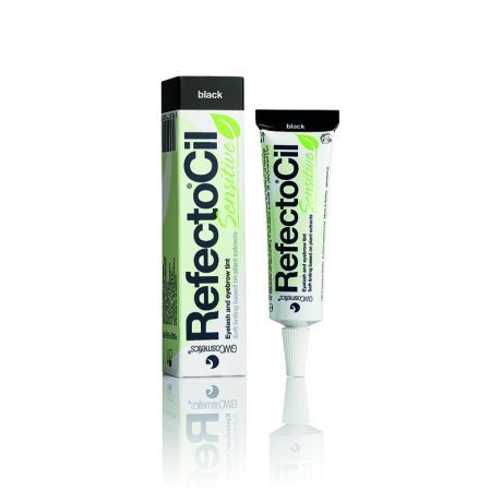 Краска для бровей и ресниц RefectoCil SENSITIVE черная 15мл.