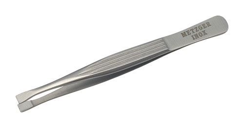 Пинцет прямой Metzger РТ-379-D, матовый