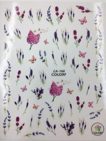 Наклейки для ногтей CA166