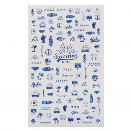 Наклейки для ногтей F239