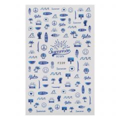 Наклейки для ногтей F239