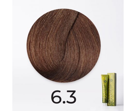 Краска для волос FarmaVita B.Life Color 6.3 Темный блондин золотистый, 100мл