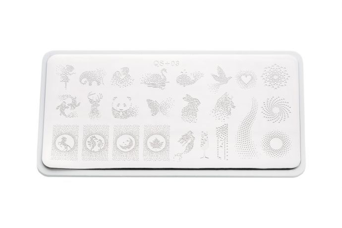 Пластина для стемпинга E.co Nails QS+03