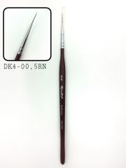 DK4-00,5RN Кисть колонок страй 00 нес. бордо