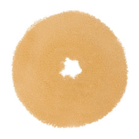 Валик для причесок большой Melon Pro "сетка" d18 см блонд.