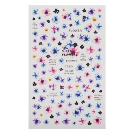 Наклейки для ногтей F359