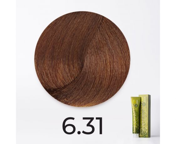 Краска для волос FarmaVita B.Life Color 6.31 Темный блондин золотисто- коричневый, 100мл