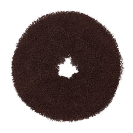 Валик для причесок большой Melon Pro "сетка" d18 см корич.